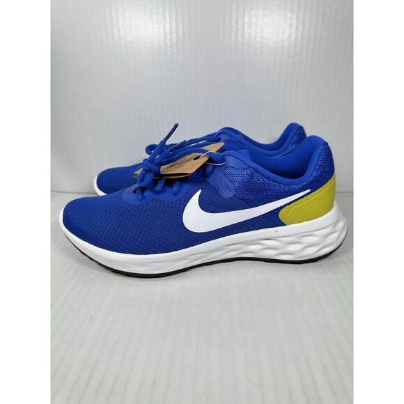 Size 13 Nike Revolution 6 NN Men Racer Blue White Shoe Sneaker DC3728-401 NEW - Picture 3 of 8